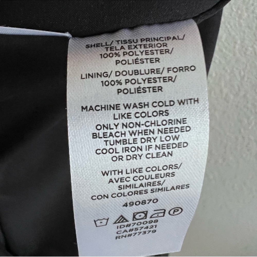 Ann Taylor Black Skirt Career Back Zip Work Office 14 - Picture 5 of 6